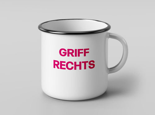 Gestalte Deine Tasse einfach und schnell.