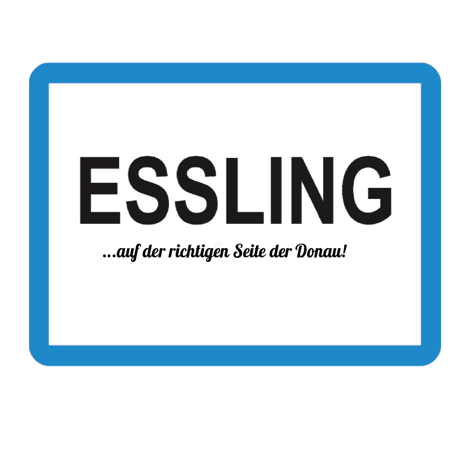 Ortssschild Tasse "Essling" Wien