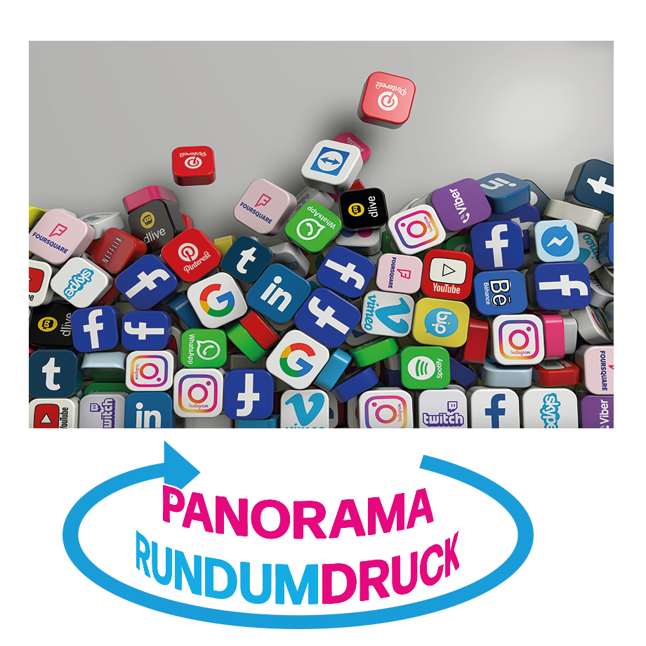 Social Media Tasse Icon Mix