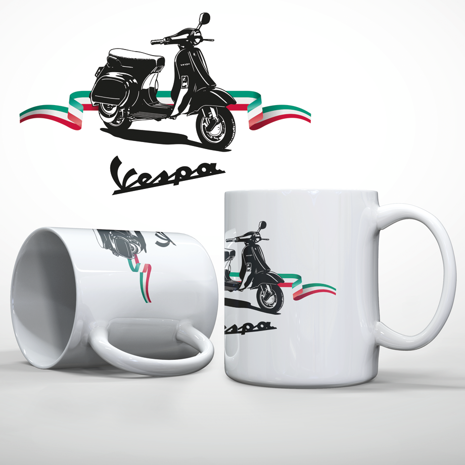 Vespa-Roller-Tasse